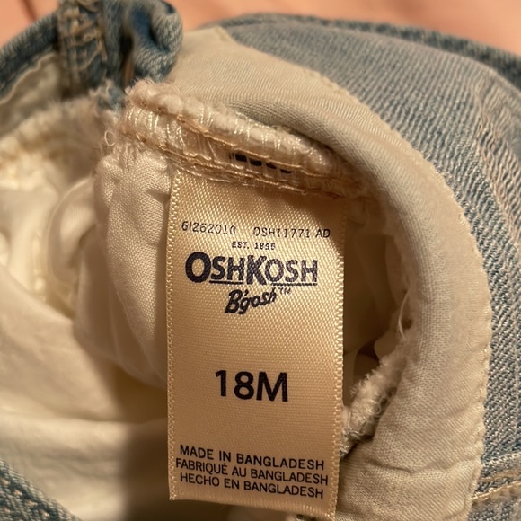 Osh kosh eyelet skirted overalls size 18 months - Picture 2 of 2